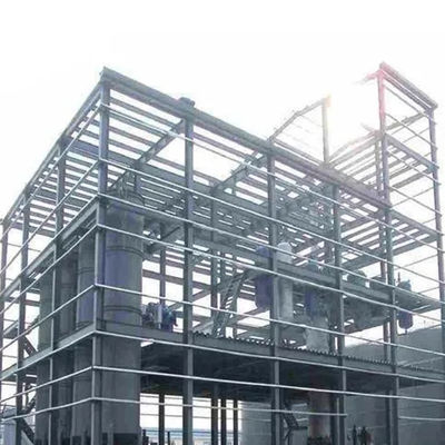 Bangunan Industri Struktur Baja Bagian H Las dengan Jendela dan Pintu Baja Plastik / Aluminium