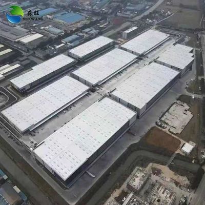 H Bangunan Baja Prefabrikasi Koneksi Bolt Dan Koneksi Las Untuk Proyek Manufaktur