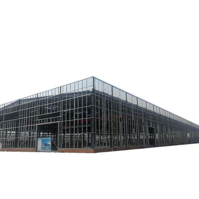 Lukisan Struktur Baja Prefabrikasi H Baja Dengan Cahaya Galvanis