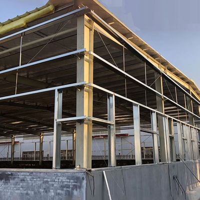 Rumah prefabrikasi modern murah kualitas tinggi bangunan logam struktur baja gudang untuk dijual