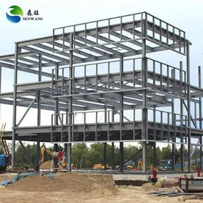 Galvanized Steel Frame Steel Sheet Building Dengan Hot Dip Galvanizing Dan Carbon Steel Surface