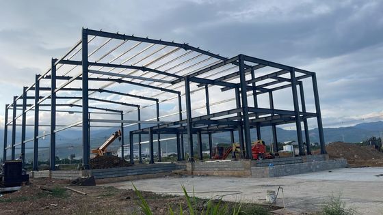 Bangunan Struktur Baja Industri Prefabrikasi Gudang Prefabrikasi