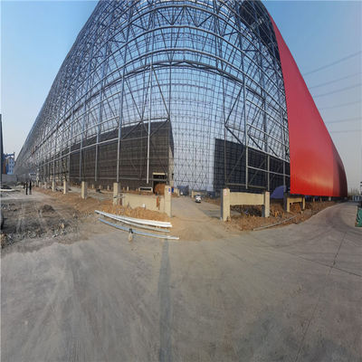 Rangka Baja Tugas Berat yang Dapat Disesuaikan dengan Kemiringan Atap 30% dan Peringkat Tahan Api Kelas A untuk Bangunan Skala Besar