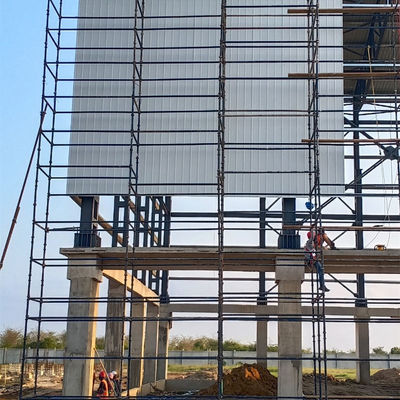 Gudang Struktur Baja Serbaguna dengan Dukungan Panduan Online Pemasangan Bersertifikasi ISO 9001 CE dan Kekakuan yang Baik