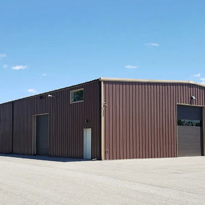 Hangar baja struktural pesawat ruang besar