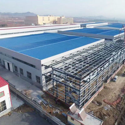 Konstruksi gudang baja prefabrikasi kering AWS D1.1 Pengelasan Perangkat Lunak Bim Standar