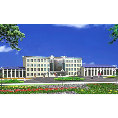 Bengkel Struktur Baja Pracetak Tahan Api dengan Grade 8 Tahan Gempa dan Rangka Baja Ringan Q355