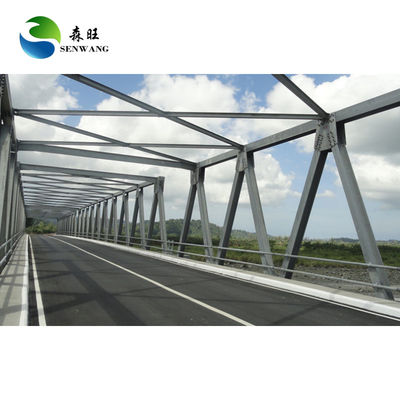 Jembatan Baja Prefab Customized Windproof Jembatan Pejalan kaki Prefabrikasi Produsen