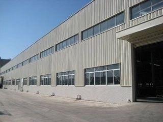 Struktur baja modern yang dapat disesuaikan gudang pabrik tugas berat