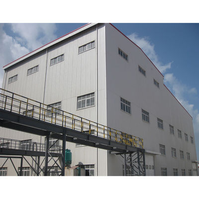 Angle Steel Custom Length Steel Structure Workshop dengan warna yang dapat disesuaikan dan pemeliharaan rendah
