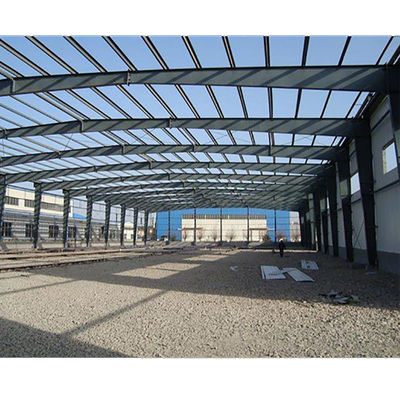 Cat atau Hot Dip Galvanized Finish Steel Frame Warehouse Untuk Solusi Penyimpanan Berat Ringan