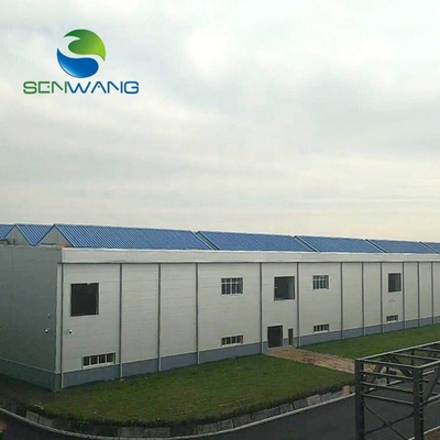Struktur baja galvanis Q235B Q345B Q355B untuk bangunan industri