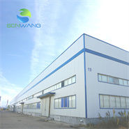 Gudang Struktur Baja Pracetak dengan Panel Sandwich Tahan Api