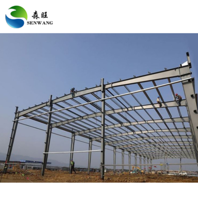 ISO 9001 Sertifikasi Steel Struktur Warehouse dengan CZ Purlin