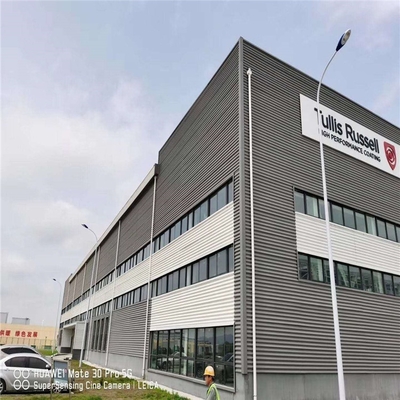 Gudang Baja Prefabrikasi dengan Kerangka Baja Q235/Q355