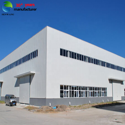 Struktur Rangka Portal Gudang Baja Fabrikasi Q235/Q355