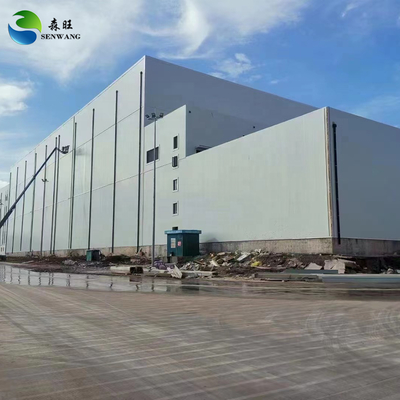 Struktur Kerangka Portal Gudang Baja Prefab Q235/Q355 Kelas