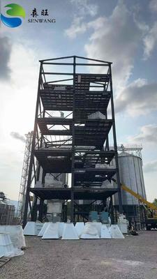 Lokakarya Baja Prefab yang dapat disesuaikan dengan EPS Glass Wool Rock Wool Pu Sandwich Panel Light Style Struktur dan Insinyur Pada Instalasi Situs