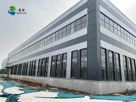 Seismik 9 titik Steel Struktur Workshop dengan baja ringan Q355 dan jangka waktu konstruksi pendek