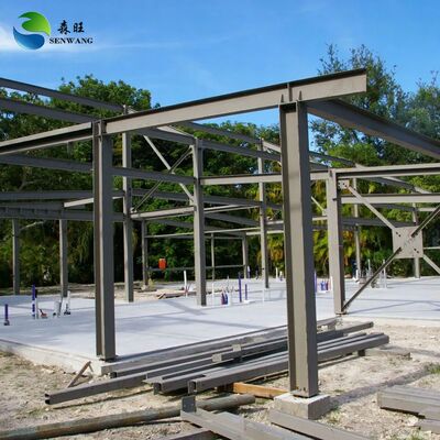 Bangunan penyimpanan baja kelas baja dengan finishing layar pvdf yang memberikan perlindungan terhadap elemen lingkungan dan keausan