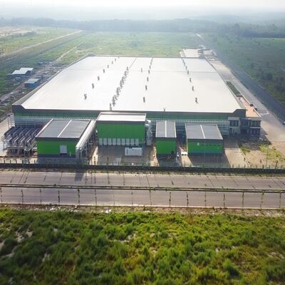 Gudang Struktur Baja Ringan dengan Koneksi Bolted dan Konstruksi Baja Q235B Q355B
