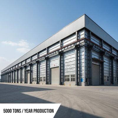 Sandwich Panel Dan Single Layer Sheet Wall Steel Structure Warehouse Dengan Cat Akhir Baja Atau Hot DIP Galvanized Dan 50000 Ton Produksi Tahun