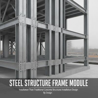 Lebih pendek dari struktur beton tradisional Waktu instalasi Bagian rangka struktur baja Berbeda-beda berdasarkan desain Sistem bangunan modular