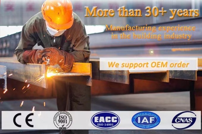 Q355 atau Q235 Frame Warehouse Prefabricated Metal Workshops Pabrik 0