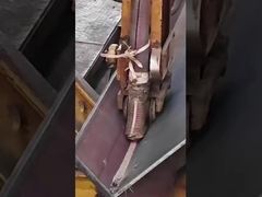 Tampilan detail pengelasan struktur baja