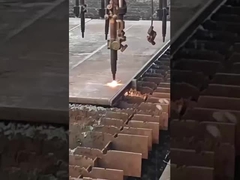 Rincian pengelasan tampilan bahan bangunan struktur baja